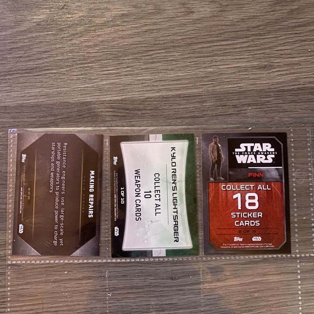 Topps 2015 The Force Awakens Card Collection *** Incomplete *** - Picture 6 of 6